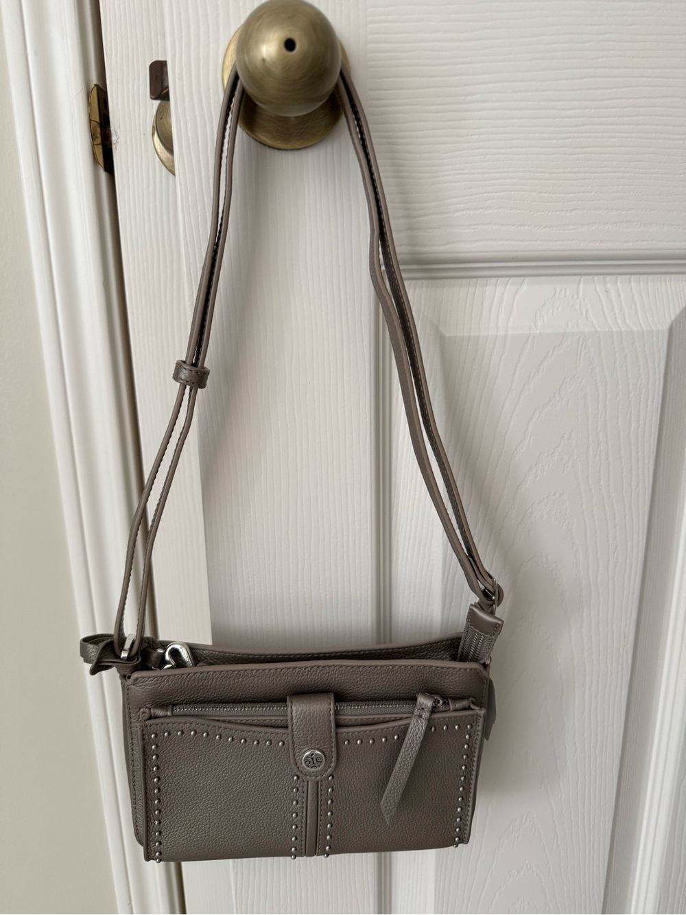 Brighton Pretty Tough Lennox Leather Crossbody
